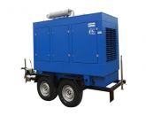 ССМ ЭД-150-Т400-2РПМ2 (Marelli) в погодозащитном кожухе на шасси с АВР